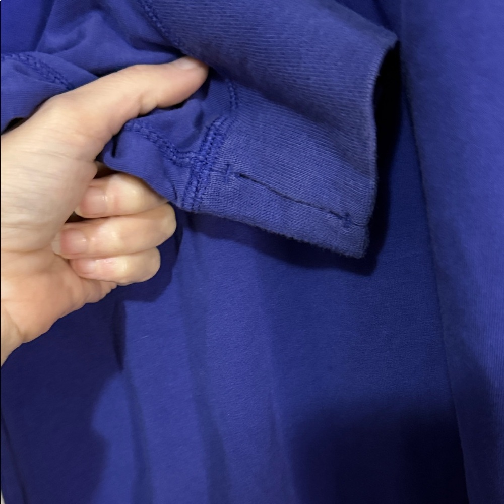 🏷️ Nike Dri-FIT Blue Pullover Hoodie Men’s Large - Picture 7 of 15
